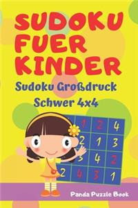 Sudoku Fuer Kinder - Sudoku Großdruck Schwer 4x4