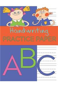Handwriting Practice Paper ABC