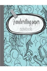 Handwriting paper notebook