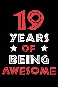 19 Years Of Being Awesome