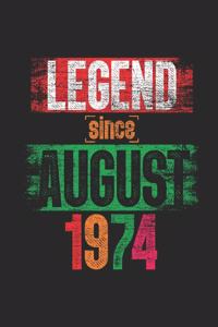 Legend Since August 1974