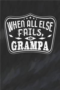 When All Else Fails Ask Grampa