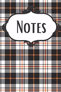 Halloween Plaid Witches Notebook