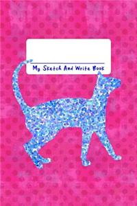 My Sketch and Write Book: 6x9 Creative Journal for Girls & Boys Who Love Kittens & Kitty Cats