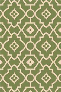 Morrocan Design College Ruled Notebook