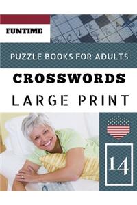 Crossword puzzle books for adults large print
