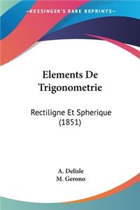 Elements De Trigonometrie
