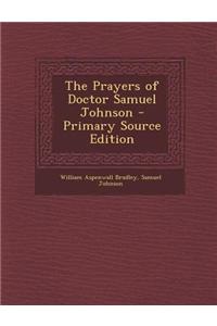 The Prayers of Doctor Samuel Johnson