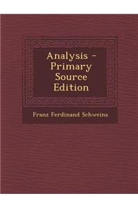 Analysis - Primary Source Edition