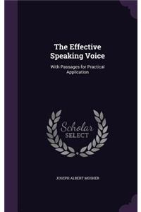 Effective Speaking Voice