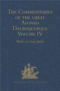 The Commentaries of the Great Afonso Dalboquerque