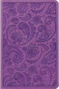 Compact Bible-ESV-Paisley Design: English Standard Version, Trutone, Purple, Paisley Design