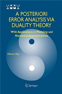 Posteriori Error Analysis Via Duality Theory