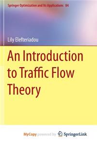 An Introduction to Traffic Flow Theory