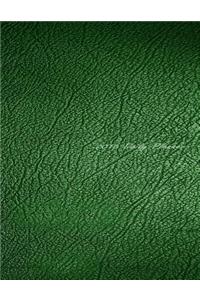 2016 Daily Planner - Green Leather
