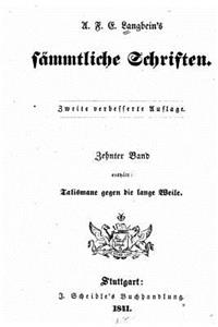 A.F.E. Langbein's Sämmtliche Schriften