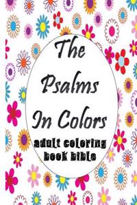 The Psalms in Color - Adult Coloring Book Bible Verse