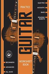 Guitar Practice Worksheet Book