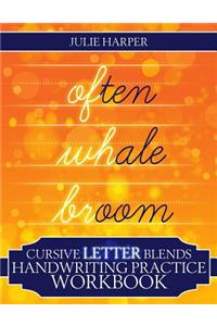 Cursive Letter Blends Handwriting Practice Workbook