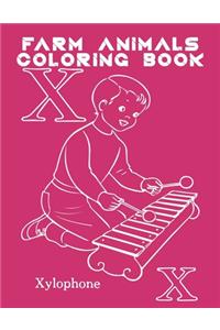Farm Animals Coloring Book