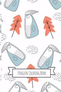 Penguins Coloring Book