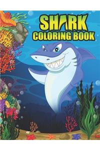 Shark coloring Book