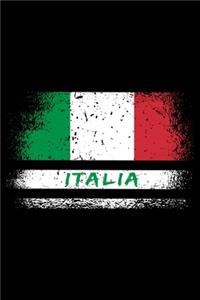 Italien Flaggen Notizbuch