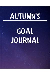 Autumn's Goal Journal