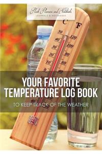 Your Favorite Temperature Log Book to Keep Track of the Weather