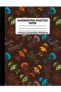 Handwriting Practice Paper Notebook Primary Composition Notebook