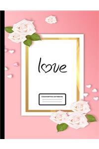 love composition notebook