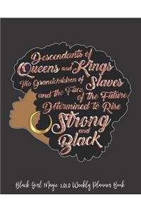 Black Girl Magic 2020 Weekly Planner Book