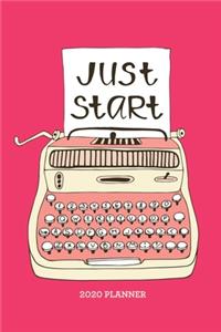 Just Start 2020 Planner
