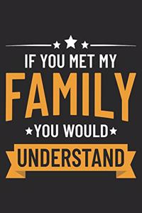 If You Met My Family You Would Understand