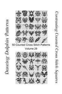 Contrasting Counted Cross Stitch Squares