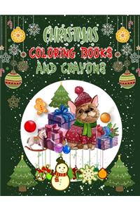 Christmas Coloring Books And Crayons