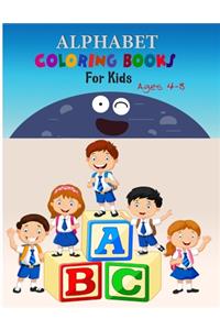 Alphabet Coloring Books For Kids Ages 4-8
