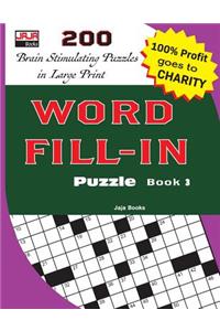 WORD FILL-IN Puzzle Book 3