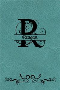 Split Letter Personalized Journal - Reagan