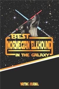 Best Norwegian Elkhound in the Galaxy Writing Journal