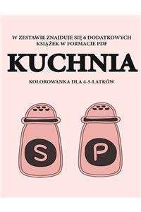 Kolorowanka dla 4-5-latków (Kuchnia)
