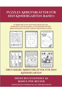 Druckbare Arbeitsblätter für den Kindergarten (Puzzles Arbeitsblätter für den Kindergarten