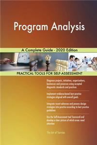 Program Analysis A Complete Guide - 2020 Edition