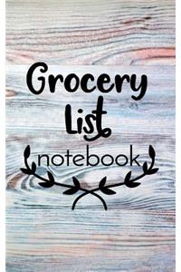 Grocery List Notebook
