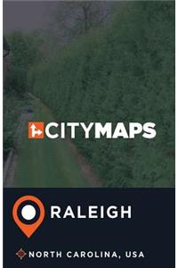 City Maps Raleigh North Carolina, USA