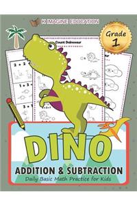 Dino Addition and Subtraction Grade 1