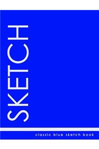Classic Blue Sketch Book