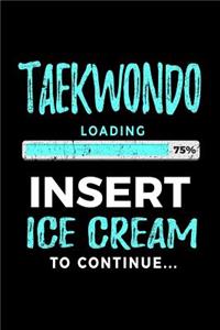 Taekwondo Loading 75% Insert Ice Cream To Continue