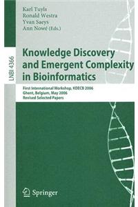 Knowledge Discovery and Emergent Complexity in Bioinformatics