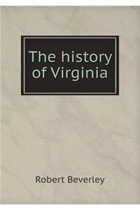 The History of Virginia